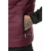 Neoprene Hybrid Jacket - Burgundy/Black