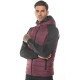 Neoprene Hybrid Jacket - Burgundy/Black