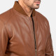 Bomia Ma-1 Brown Leather Bomber