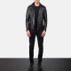 Ionic Black Leather Jacket