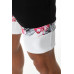 Taped Sweat Shorts - Anthracite/White