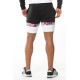 Taped Sweat Shorts - Anthracite/White