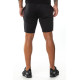 Cut Through Poly Shorts - Black