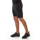 Cut Through Poly Shorts - Black