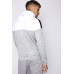 Taped Block Hooded Poly Track Top 