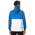 Triple Panel Taped Full Zip Poly Track Top With Hood