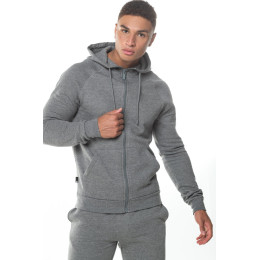 Core Full Zip Hoodie - Charcoal Marl