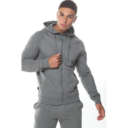 Core Full Zip Hoodie - Charcoal Marl