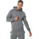 Core Full Zip Hoodie - Charcoal Marl