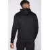 Colour Pop Trims Hooded Poly Track Top - Black/Neon Green