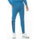 Asymmetric Poly Track Pants - Deep Water Blue