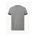 Taped Ringer T-Shirt - Charcoal/Black