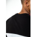 Triple Panel Taped T-Shirt - Anthracite/Black/White